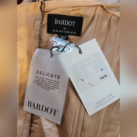 Bardot Zendaya Mini Lace Dress In Black size 6 Medium NWT - Picture 5 of 5